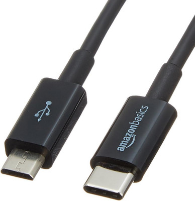 Amazon Basics Verbindungskabel, USB-C Auf Micro USB Typ B, USB 2.0, 0.9 M, Schwa