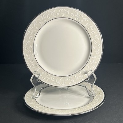 Lenox Opal Innocence 6.37  Bread Plates Set Of 2 REPLACEMENTS