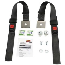 Quakehold! Rwpbssb Push Button Strut Strap, Black, 1200 Lb.