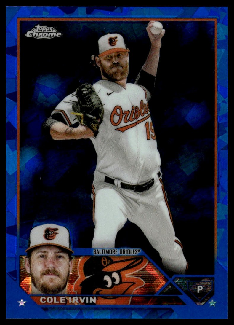 2023 Topps Chrome Sapphire Edition #408 Cole Irvin