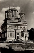 RPPC Curtea de Arges Monastery Arges Romania vintage postcard p439