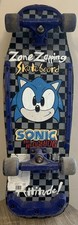 VINTAGE COMPLETE SKATEBOARD CRUISER RARE SEGA SONIC ZONE ZAPPING - FREE POST W2F