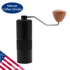Manual Coffee Grinder Capacity 25g Conical Burr Adjustable Setting Hand Grinder
