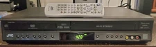 JVC Combo DVD/VCR Player Recorder (HR-XVC14BU) w/Remote - 4 Head (100% Works)