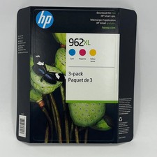 New HP 962XL 3JB36BN Yellow, Cyan and Magenta Ink Cartridge