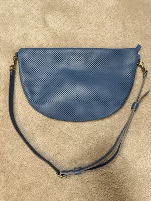 Clare V. Desert Blue Perforated Grande Fanny