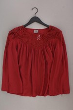 ✨ Vero Moda Bluzka oversize Comfort Bluzka damska rozm. 36, rękaw S 3/4 czerwona ✨