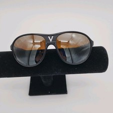 VINTAGE VUARNET FRANCE Px 085 DEEP BROWN CRYSTAL LENS Black Frame SUNGLASSES