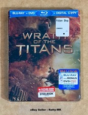WRATH OF THE TITANS - FUTURE SHOP CANADIAN IMPORT BLU RAY STEELBOOK - NEW (READ)