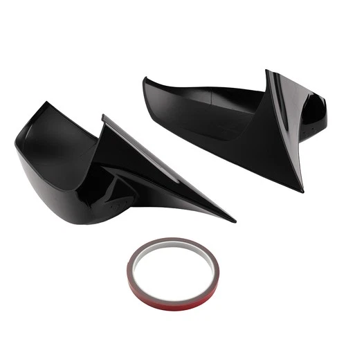 Exterior Rearview Mirror Cover for Toyota Corolla 19-22 Black ABS Side Trim Pair