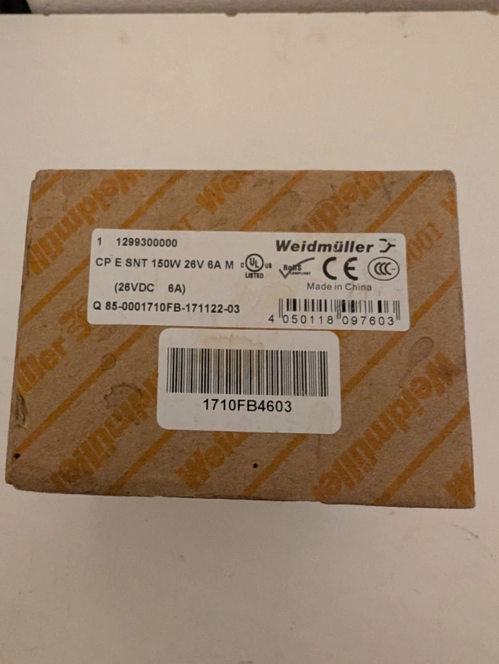 Weidmuller Switching Power Supply Brand New Never Used  - Image 3 of 4