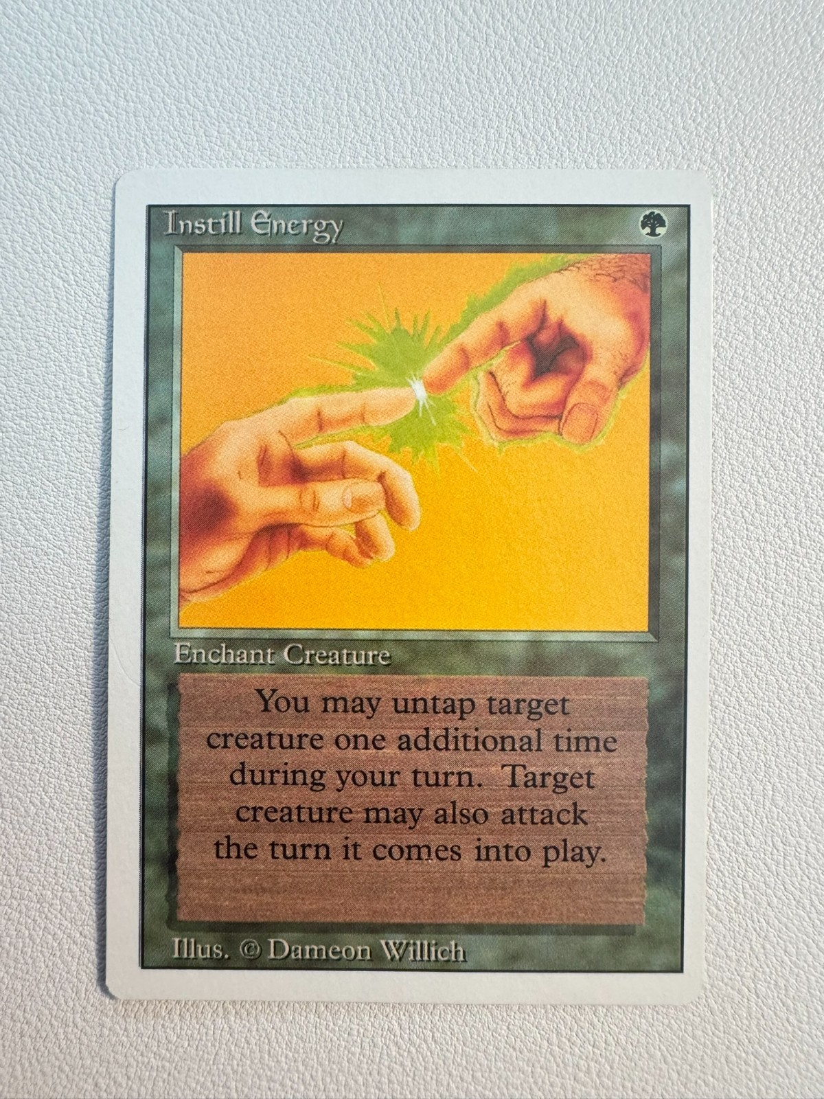 Instill Energy Revised Edition Magic The Gathering MTG