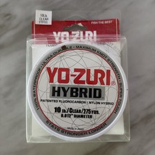 Yo-Zuri Hybrid Clear 275 Yards Monofilament Fishing Line Fluorocarbon Nylon Mix