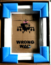 BANKSY Wrong War ROY'S PEOPLE Scrubbed Out Happy Chopper COA