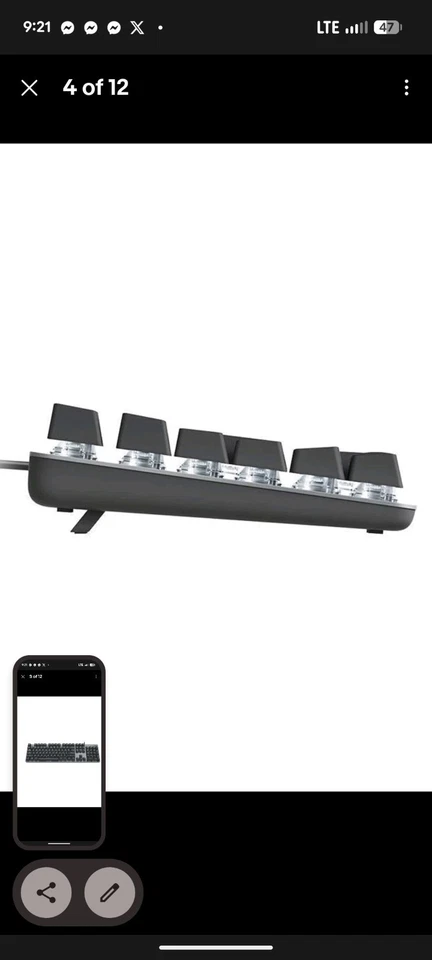 Logitech K845 Mechanical Illuminated Keyboard  - Image 2 of 4