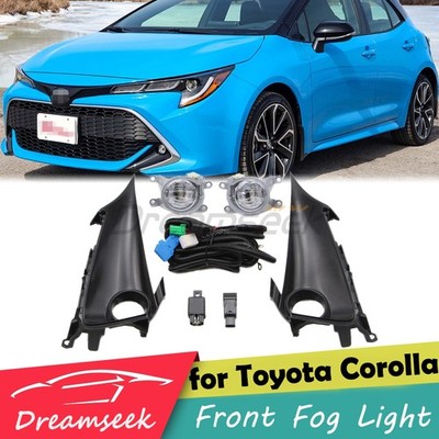 LED Fog Light Kit For Toyota Corolla Hatchback 2019-2022 Lamp With Bezel Switch