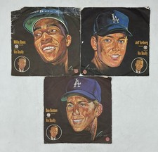 1966 Union 76 Dodgers Record Talks With Vin Scully Lot 3X Sutton Drysdale Davis