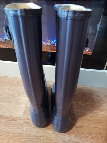 Hunter Women's Original Tall Rain Boots Medium/Lavender/Blue Size 9/10 - Picture 5 of 11