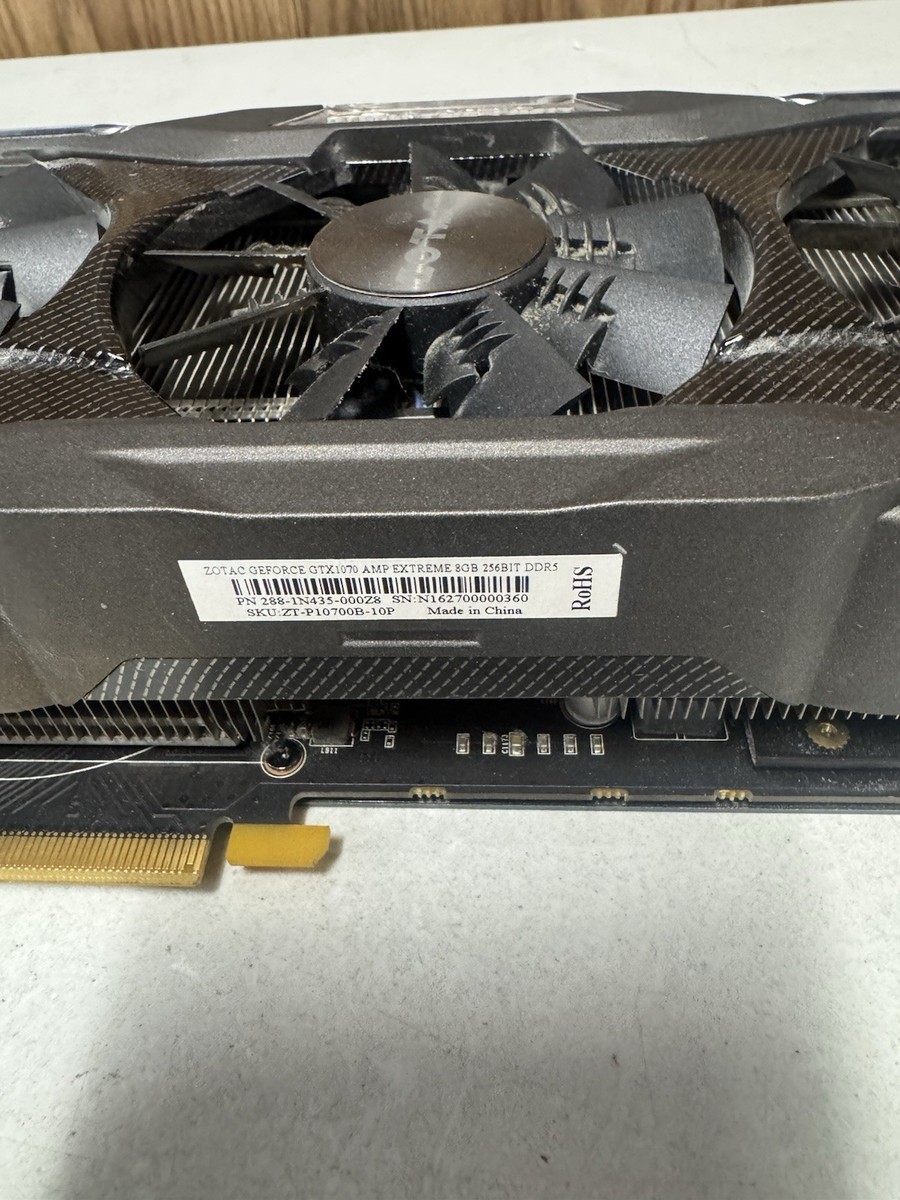 ZOTAC GeForce GTX 1070 AMP Extreme 8GB GDDR5 Graphics Card | eBay
