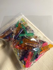 200 Lite Brite Original Pegs Assorted Colors 1 1/8" 725 