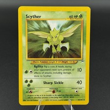 Pokémon Scyther TCG Neo Destiny Card 55/105 Unlimited Uncommon on eBay