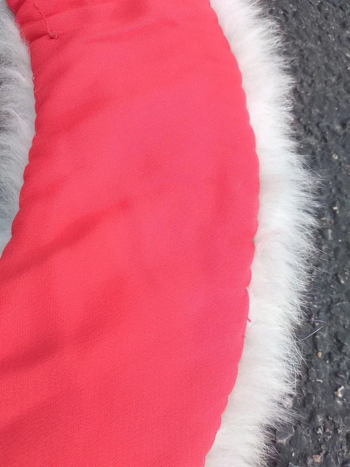 Bufanda visón pequeño mediano cuello de piel natural vintage? Blanco con puntas marrones Foto 4 de 4