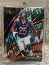 2025 Panini Select Kyle Monangai RED GREEN Rookie Club Level #274 Bears