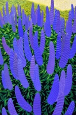 Alex Nizovsky – Pride Of Madeira 3 – Contemporary Floral Painting Art 24"x36"