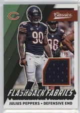 2017 Panini Classics Flashback Fabrics 64/299 Julius Peppers #JP HOF je7