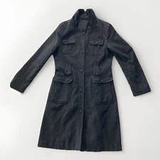 Esprit Outerwear classic wool coat Womens M Long Trench