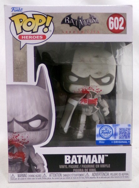 Funko Pop! Heroes 602 Batman Arkham City Bloody Exklusiv Vinylfigur 2025-image
