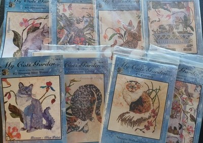 My Cat's Garden 9 Quilting Block Patterns