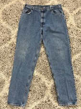 Vintage Levi's Men's 545 Loose Fit Jeans Brown Tab Made In USA Blue Size 40x36