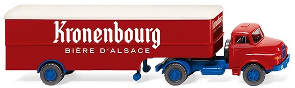 "Wiking 051322 - 1/87 Koffersattelzug (Saviem) \"Kronenbourg\" - Neu"-image