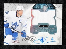 2021-22 SPx Extravagant Materials Auto 5/25 John Tavares #EM-JT Auto 0i47