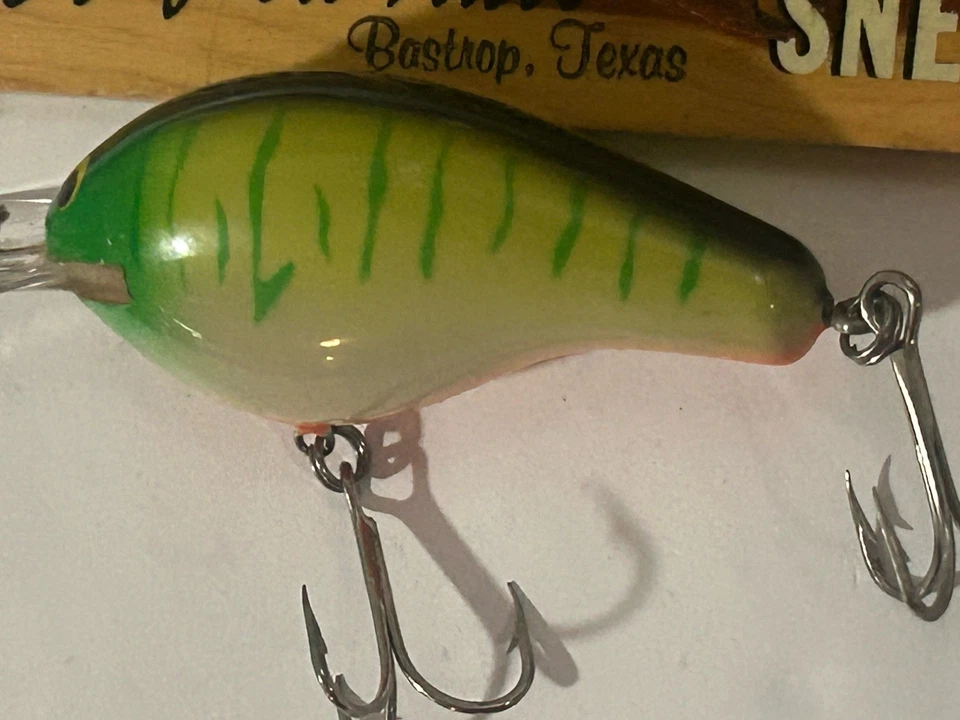 BAGLEY DIVING B 3 DB3 CRANKBAIT DIFÍCIL DE ENCONTRAR BN6 VERDE EN COLOR HUESO HECHO EN EE. UU. Foto 3 de 4