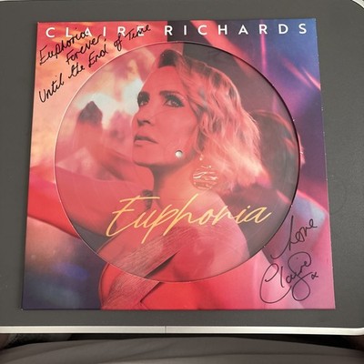 Claire Richards Signed - Euphoria Picture Disc Vinyl LP Signed & Personalised