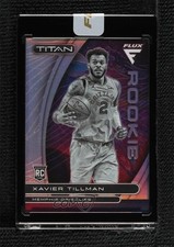 2020-21 Panini Flux Titan Rookies Silver Prizm Xavier Tillman #53 0yu9