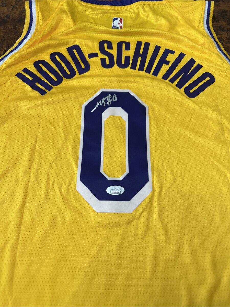 Jalen Hood-Schifino Signed Los Angeles Lakers Jersey JSA Coa Jalen Hood-Schifino Signed Los Angeles Lakers Jersey JSA Coa