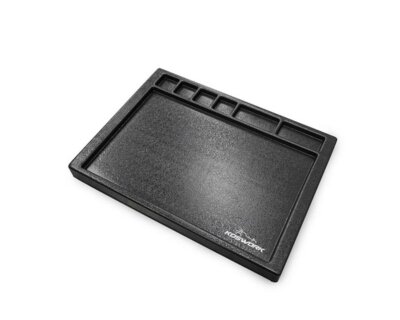 Koswork Montageschale mit Reinigungsschale schwarz 355x255x30mm KOS32120-350BK 