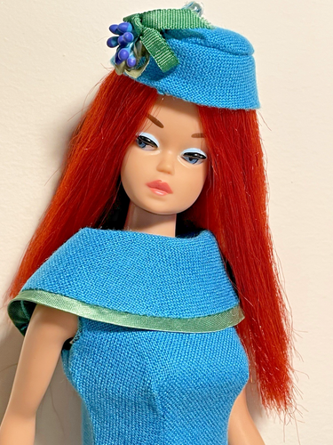 Barbie 1965 Bubblecut + Fashion Editor #1635 - Vintage Japon - Mattel