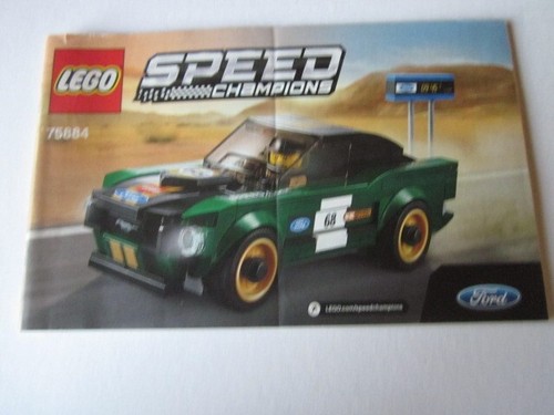 Lego Speed Champions Bauanleitung Instruction 75884 Ford Mustang
