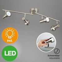 Led Deckenleuchte Decken-Lampe Strahler Leuchte Wohnzimmer Schlafzimmer 4Er Spot
