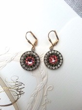Bridal Earrings, Swarovski, European Crystals. Handmade in USA