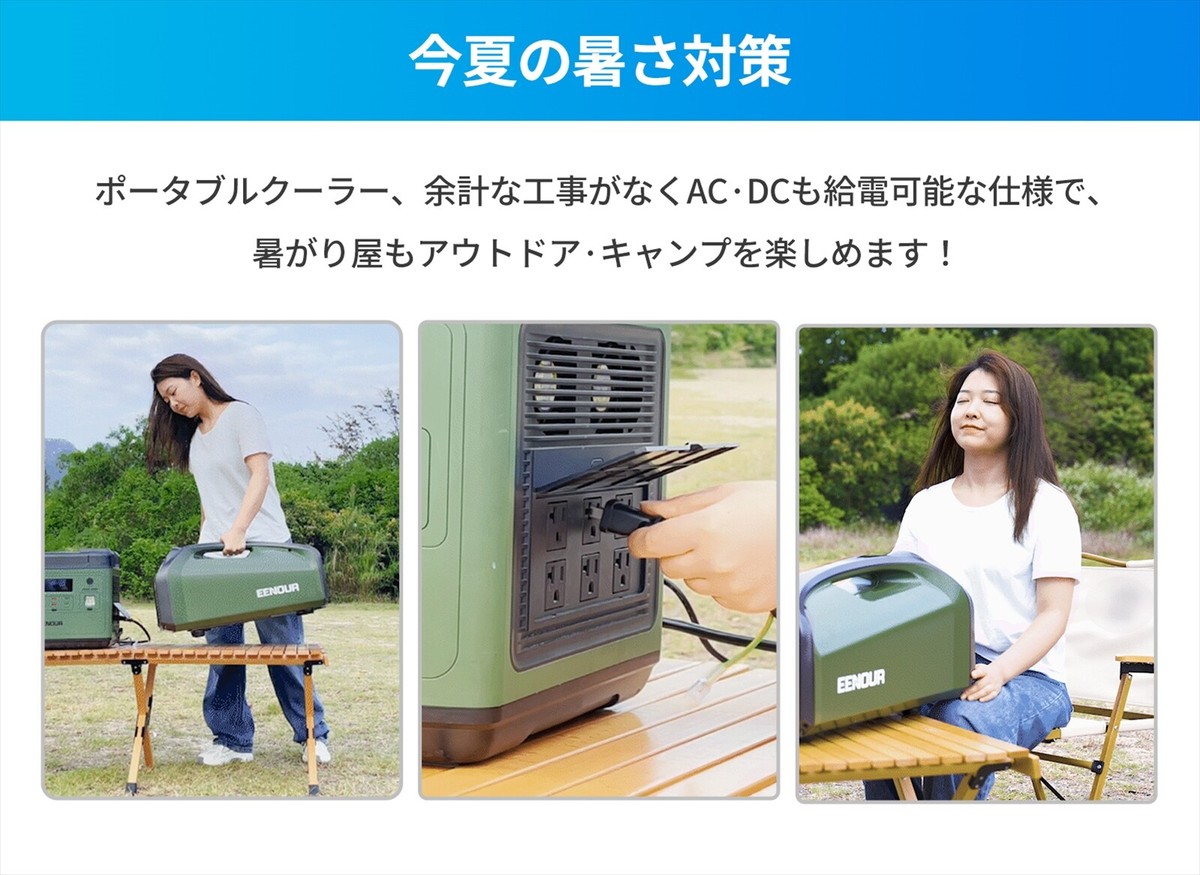 EENOUR ポータブルクーラー 0.85kW QN750 EENOUR スポットクーラー 0.85Kw QN750 ポータブルエアコン 中古