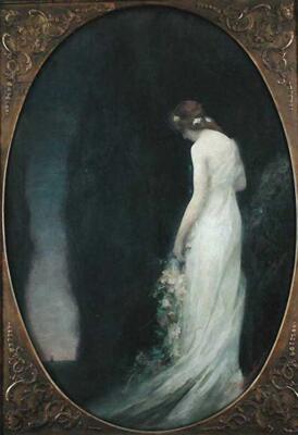 Oil Painting repro Gabriel-Joseph-Marie-Augustin Ferrier - Evening,1911 24''x36''