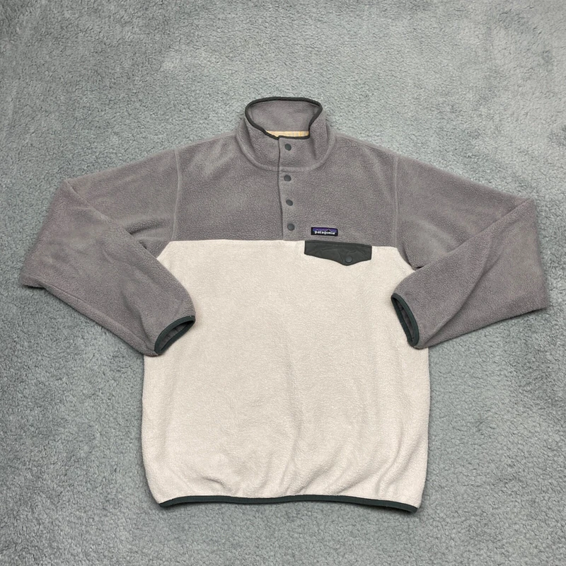 patagonia t snap pullover synchilla fleece jacket
