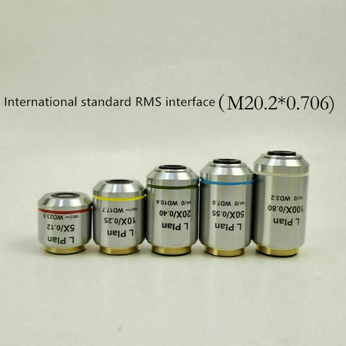 WD Long Working Distance Infinity Plan Achromatic Microsocpe Objective Lens - Picture 4 of 18