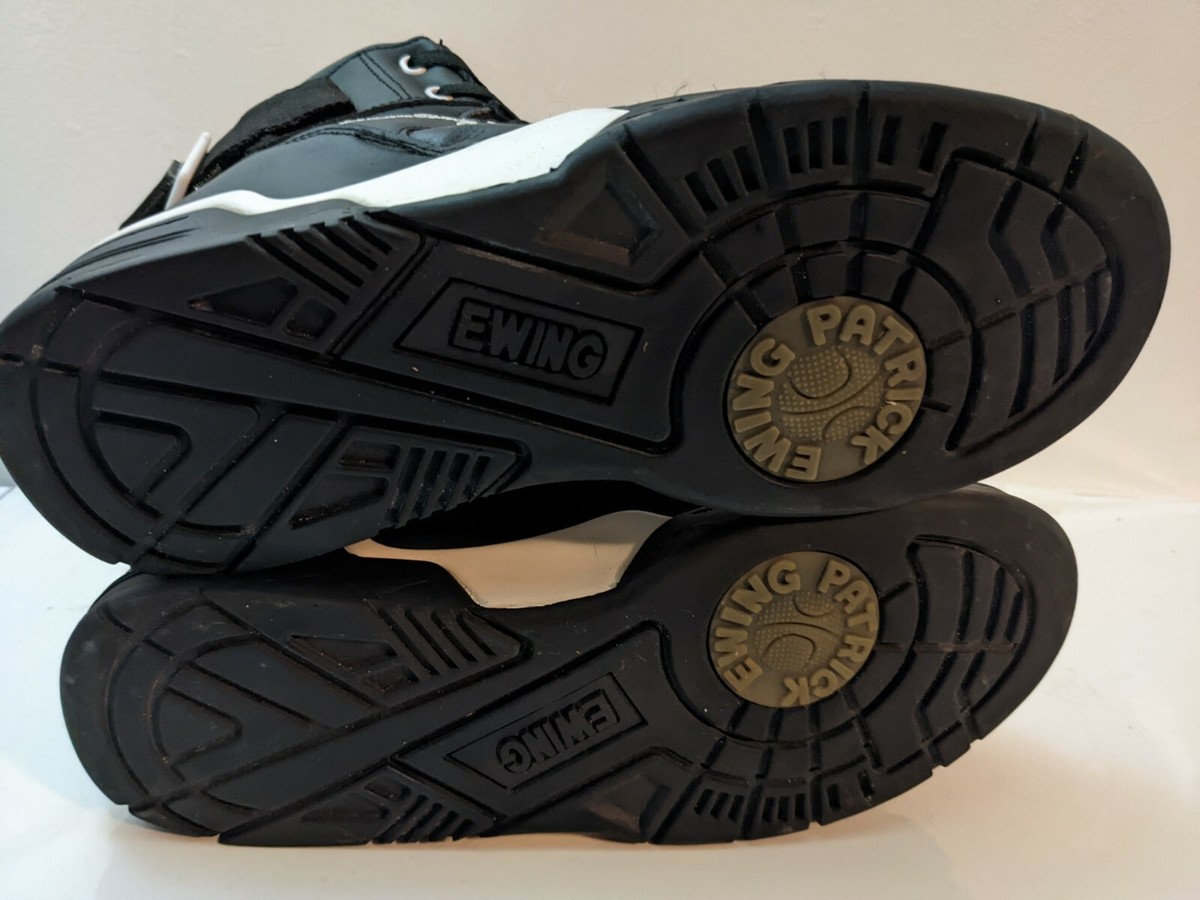 PATRICK EWING ATHLETICS 33 HI Black Leather/White OG PATRICK EWING ATHLETICS 33 HI Black Leather/White OG