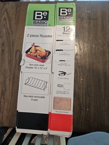 BASIC HOLIDAY ESSENTIALS 12 PIECE CUTTING BOARD KNIFE SET THANKSGIVING CHRISTMAS - Picture 6 of 6